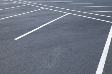 Empty parking spaces