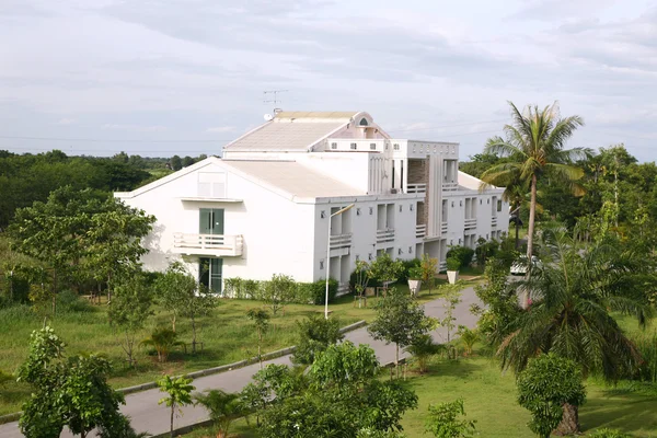 stock image White factory house