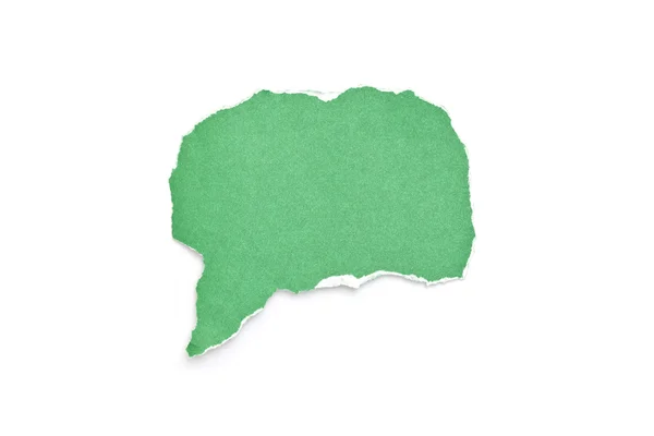 Zöld könyv könny buborék alakú — Stock Fotó
