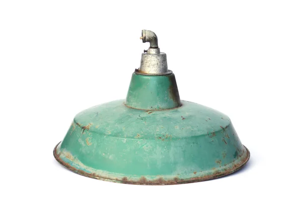 Zöld antik lámpa — Stock Fotó