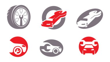 Auto repair elements. Vol. 2 clipart