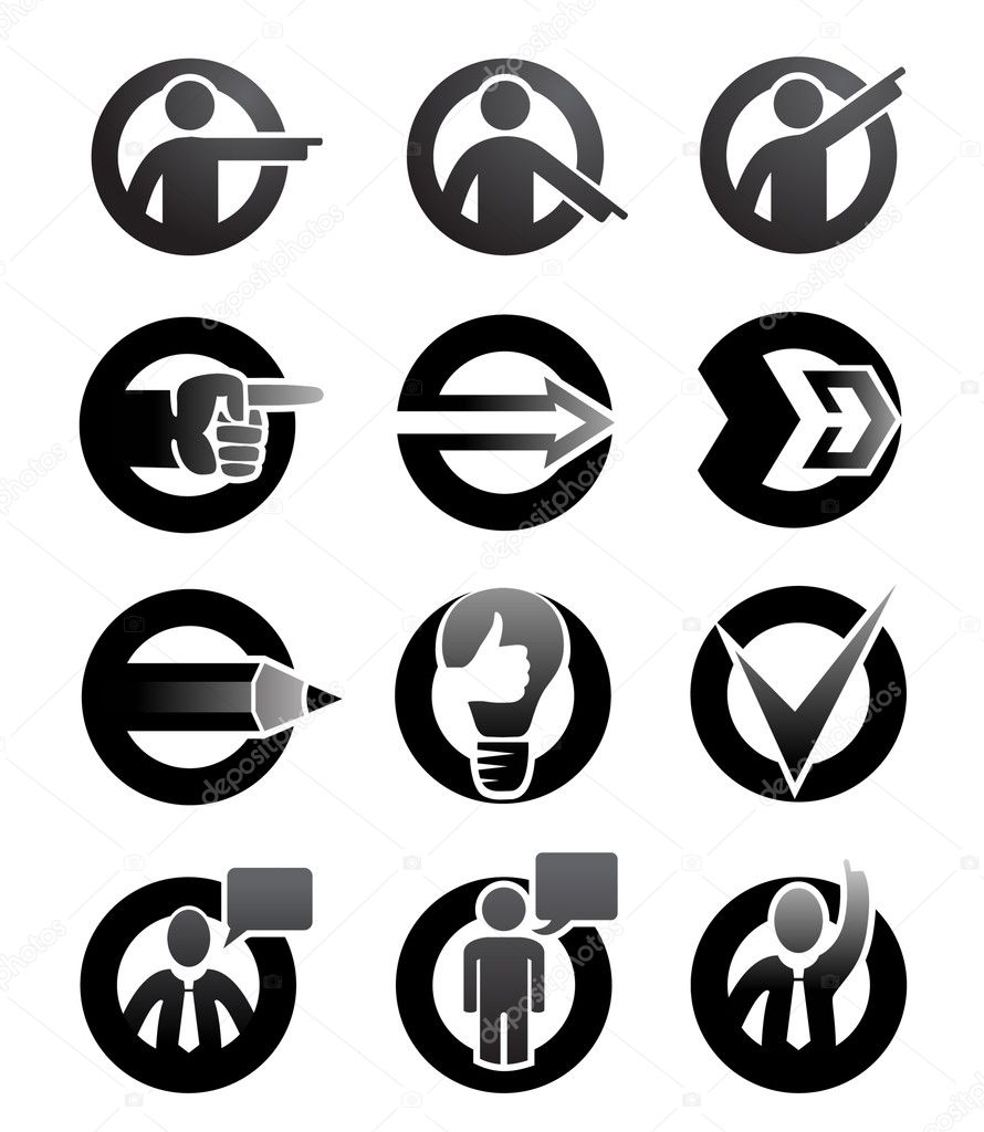Arrow and tips symbols