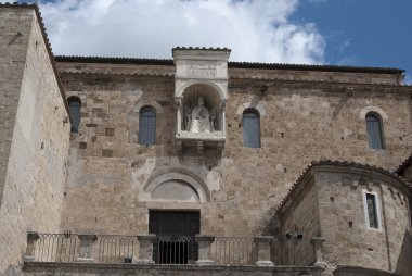 Detail of the Cathedral of Anagni clipart