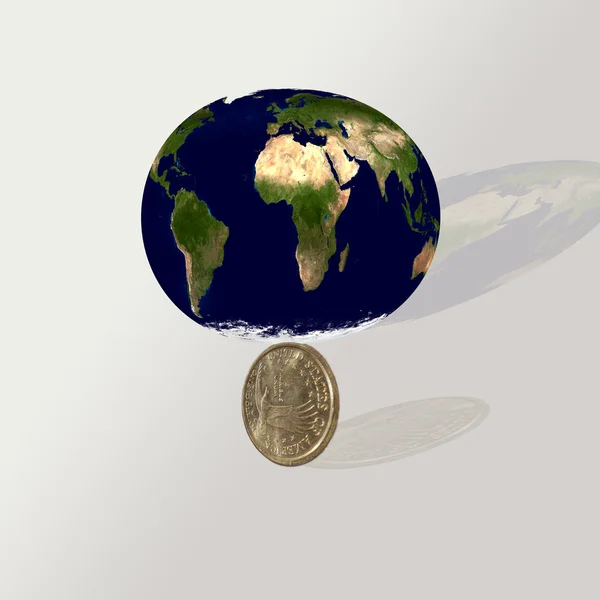 De valuta dollar ter wereld — Stockfoto
