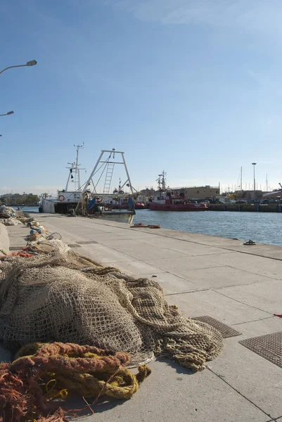 Fiumicino harbour — Stock Photo, Image