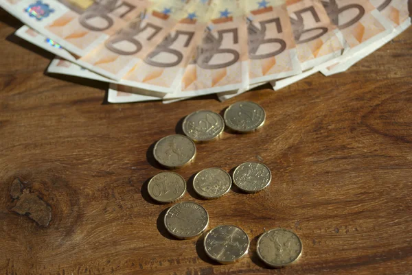 Euro dinero oficial de la Europa — Foto de Stock