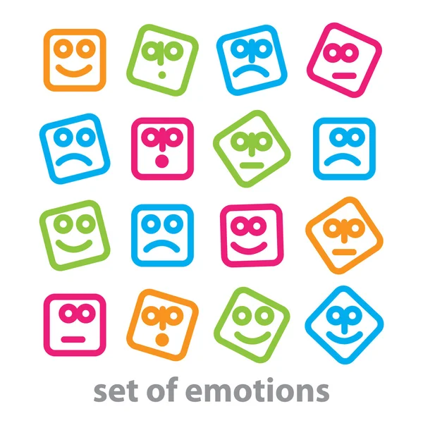 Emoce — Stockový vektor