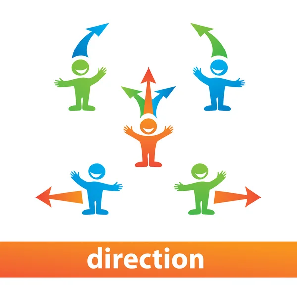 Direction — Stock Vector