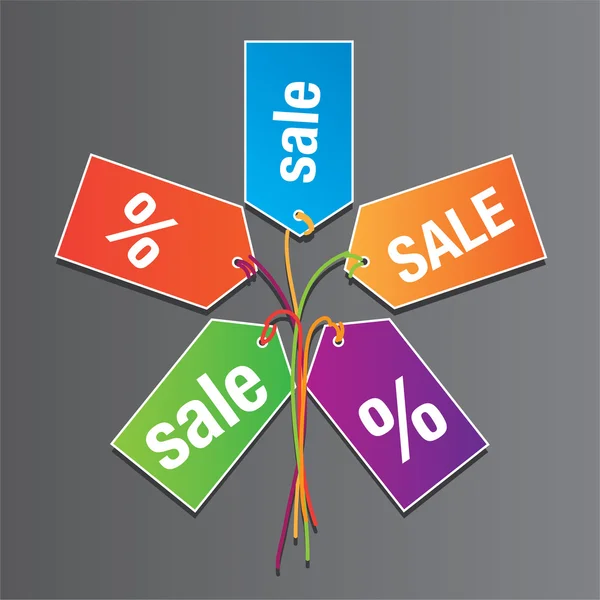 Försäljning-tecken — Stock vektor