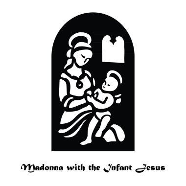 Madonna-with-the-Infant-Jesus clipart