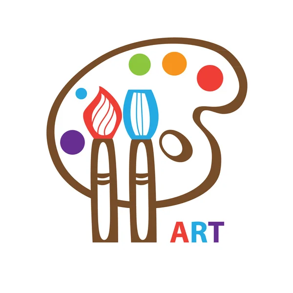 Art. Template icon Art — Stock Vector
