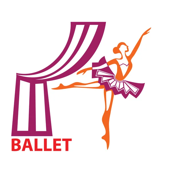 Ballet clásico — Archivo Imágenes Vectoriales