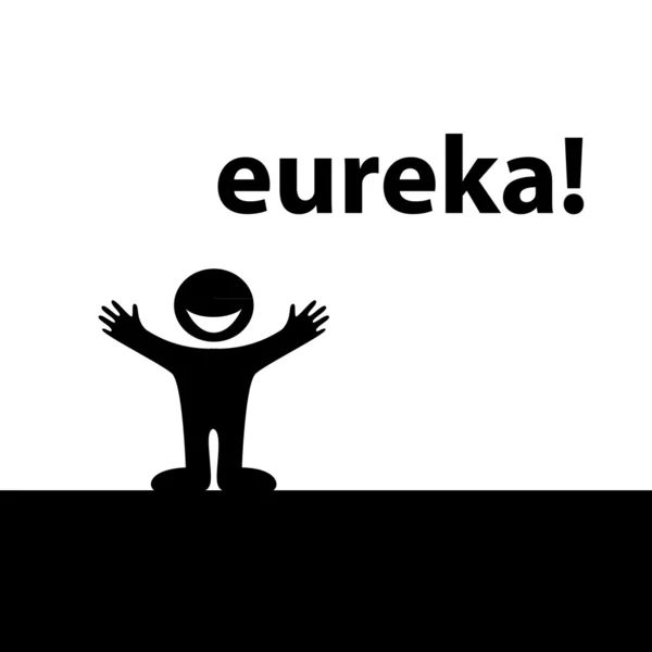 Eureka Ordförande — Stock vektor