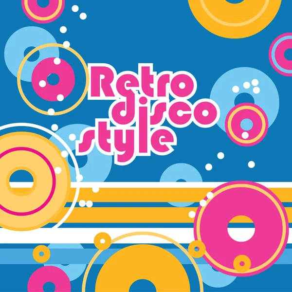 Retro-disco-style — Stock Vector