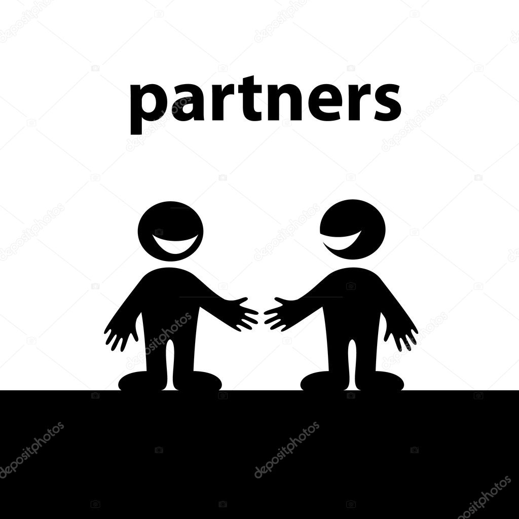 Partners. Business handshake.