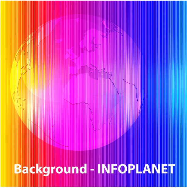 Background-info-planet — Stock Vector