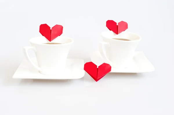Чай от сердца — стоковое фото