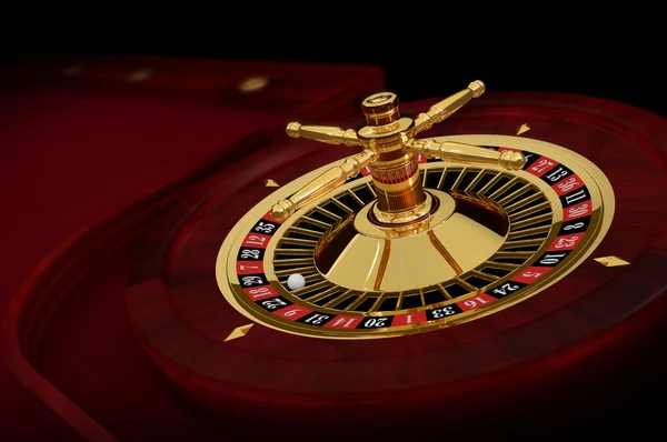 Casino ruleta podlitina — Stock fotografie