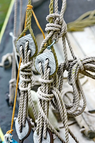 Schiffstakelung — Stockfoto