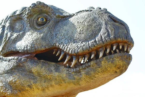 Dinosauro Tyrannosaurus rex su bianco — Foto Stock