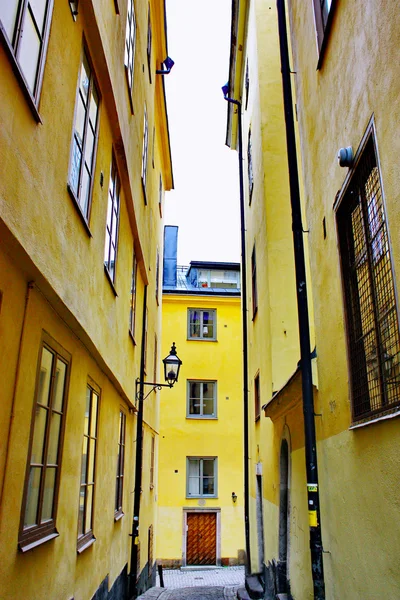 Gamla stan, die alte stadt in stockholm — Stockfoto