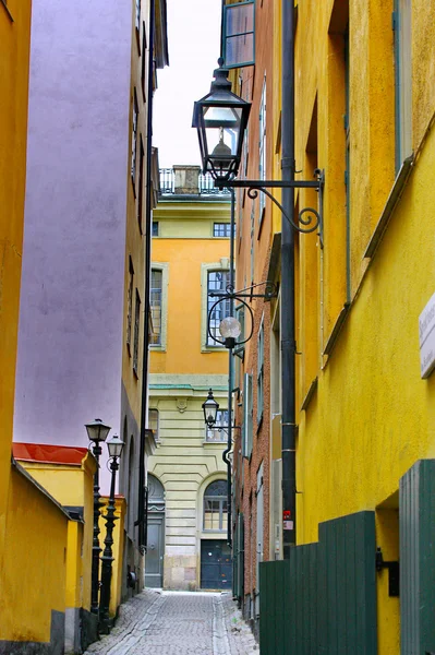 Gamla Stan, Cidade Velha em Estocolmo, Suécia — Fotografia de Stock