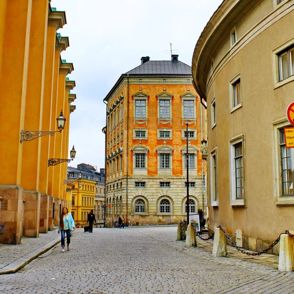 Old Town (Gamla Stan) on June 11, 2009 in Stockholm — Stock Photo, Image