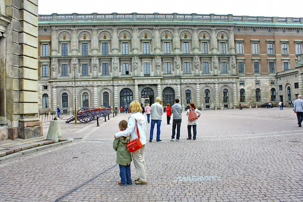 The courtyard of the Royal Palace at the Gamla Stan — Stock Photo, Image