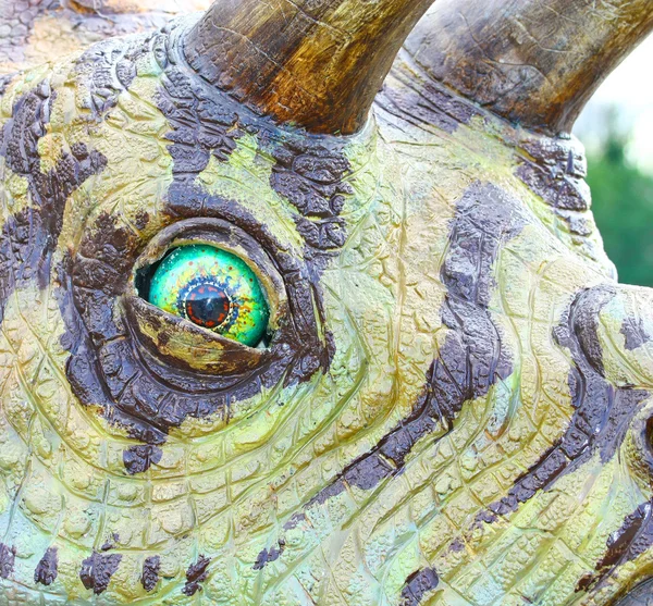 Ojo de dinosaurio Triceratops —  Fotos de Stock