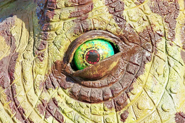 Triceratops dinosaurie öga — Stockfoto