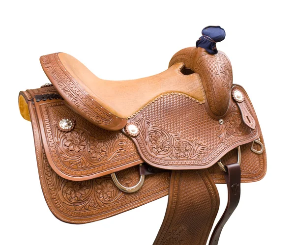 Stock image Leather saddle for horses