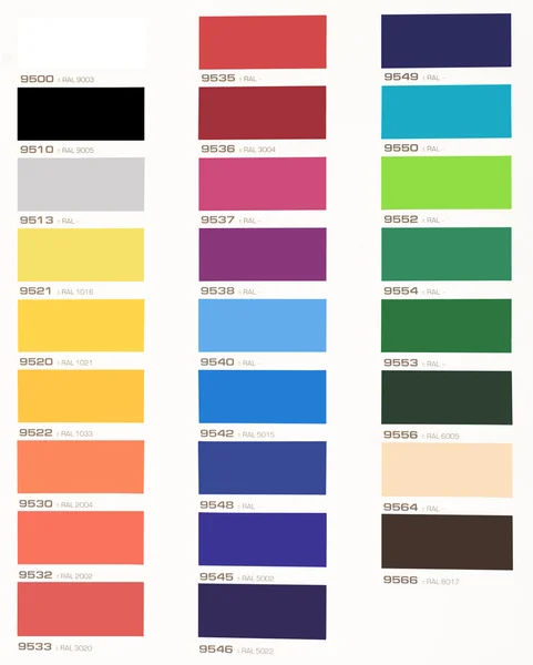 stock image Color table
