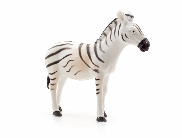Zebra de brinquedo — Fotografia de Stock