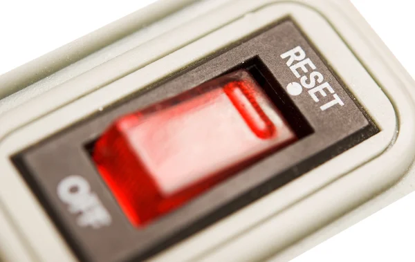 Interruptor vermelho — Fotografia de Stock