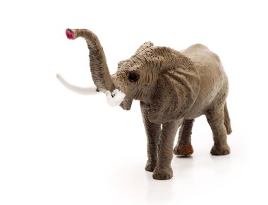 speelgoed olifant, geïsoleerd