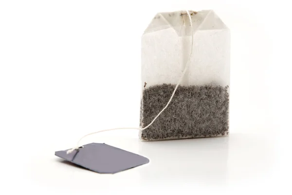 Stock image Tea bag with a label