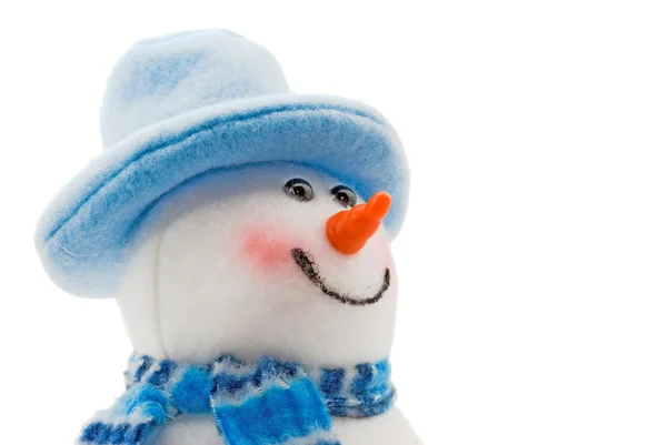 Snowman in isolation — Stock Photo, Image