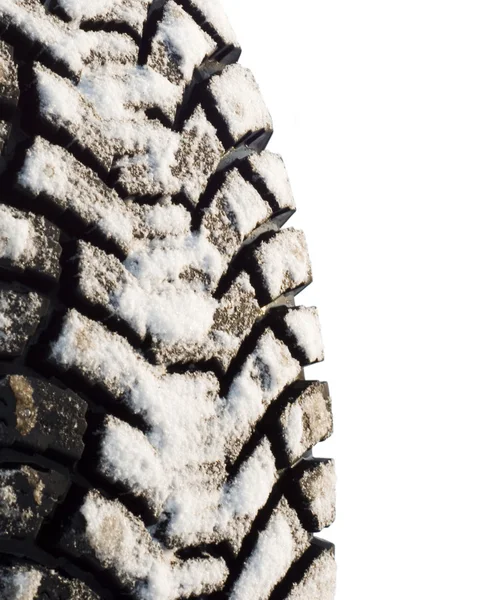Neumáticos de invierno en nieve —  Fotos de Stock