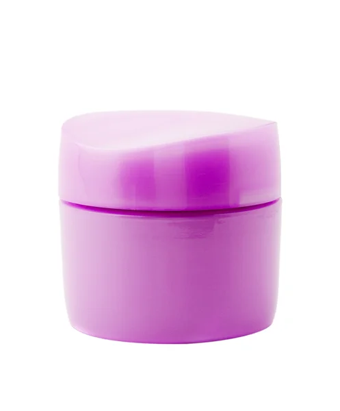 Cream color in a jar — Stock Photo, Image
