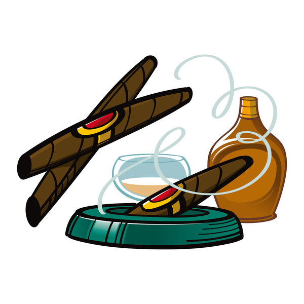 Сигары и бренди
