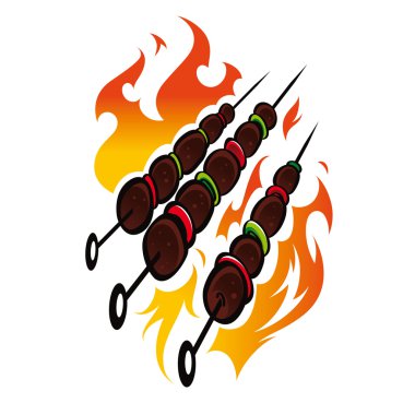 Meat Skewers clipart