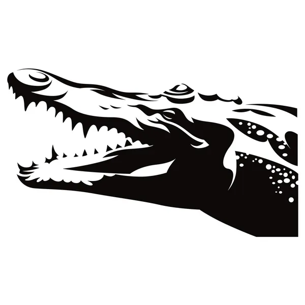 Alligator crocodile — Image vectorielle