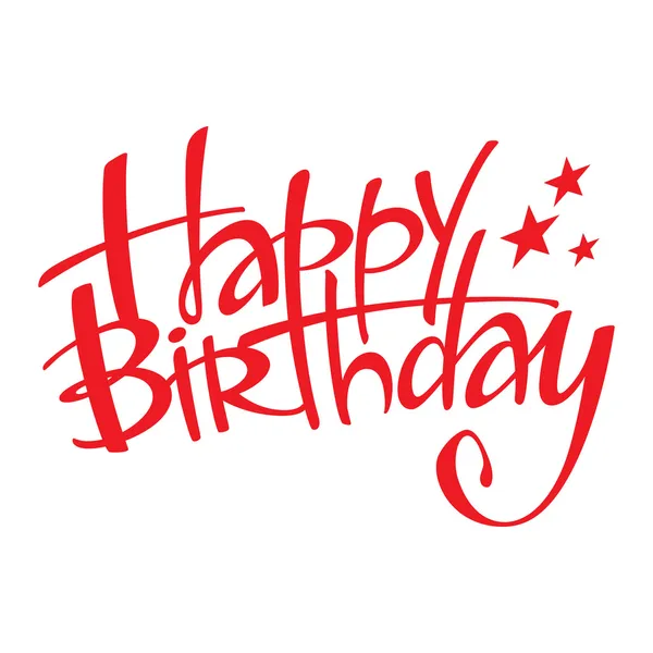 Happy Birthday holiday event congratulation postcard — Stock Vector