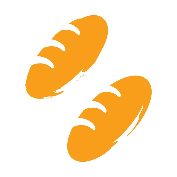 Illustration vectorielle de la boulangerie alimentaire White Bread meal — Image vectorielle