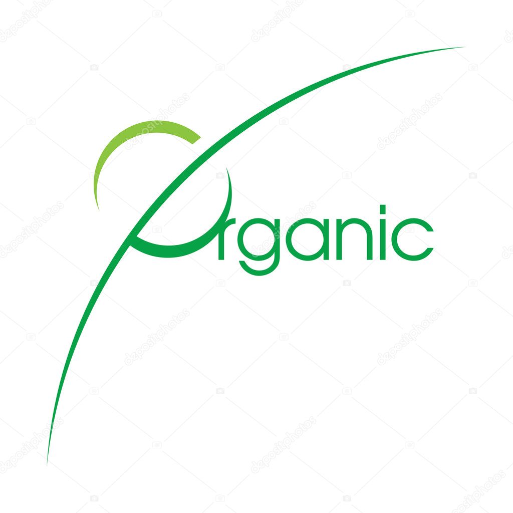 Vector illustration Organic Logotype decorative design element nature sign