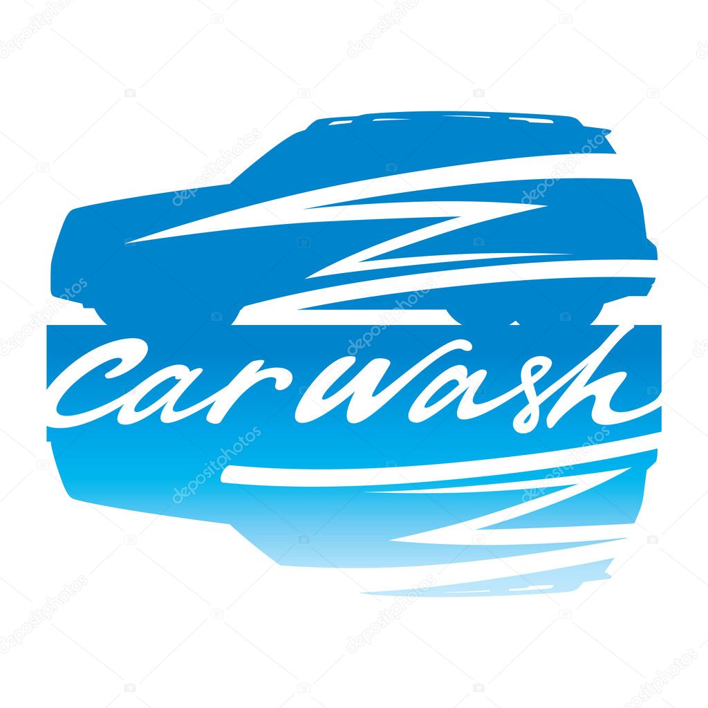 Car Wash clean clear service automobile sign vehicle