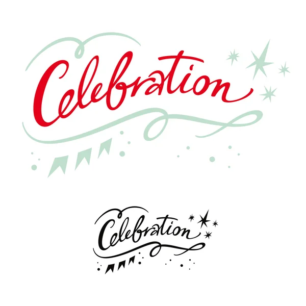 Celebração feriado evento festa aniversário banner estrelas — Vetor de Stock