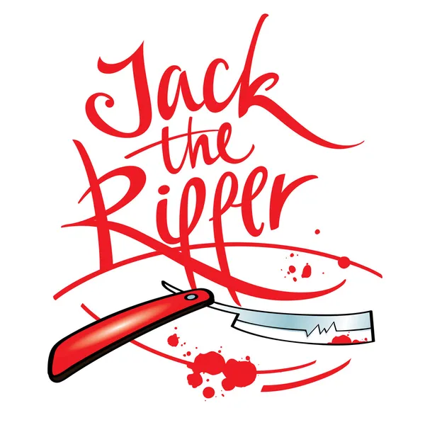 Jack the Ripper — Stock Vector