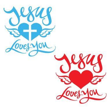 Jesus Loves You clipart
