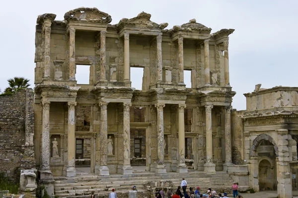 Building könyvtár Ephesus — Stock Fotó